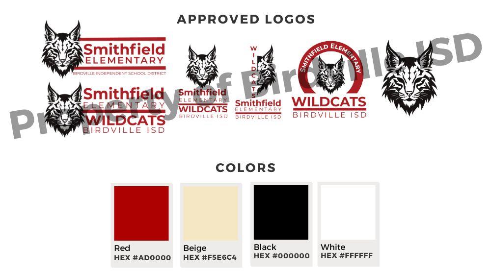 Birdville ISD logos and approved colors. Contact district for logos and details. 